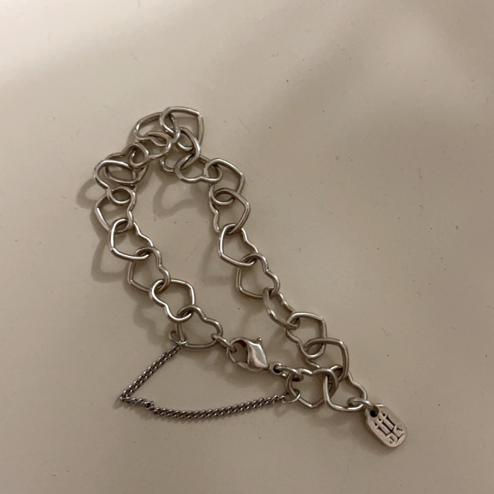 James Avery heart link bracelet